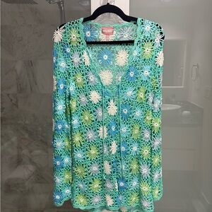 Show Me Your Mumu Crochet Floral Cover-Up